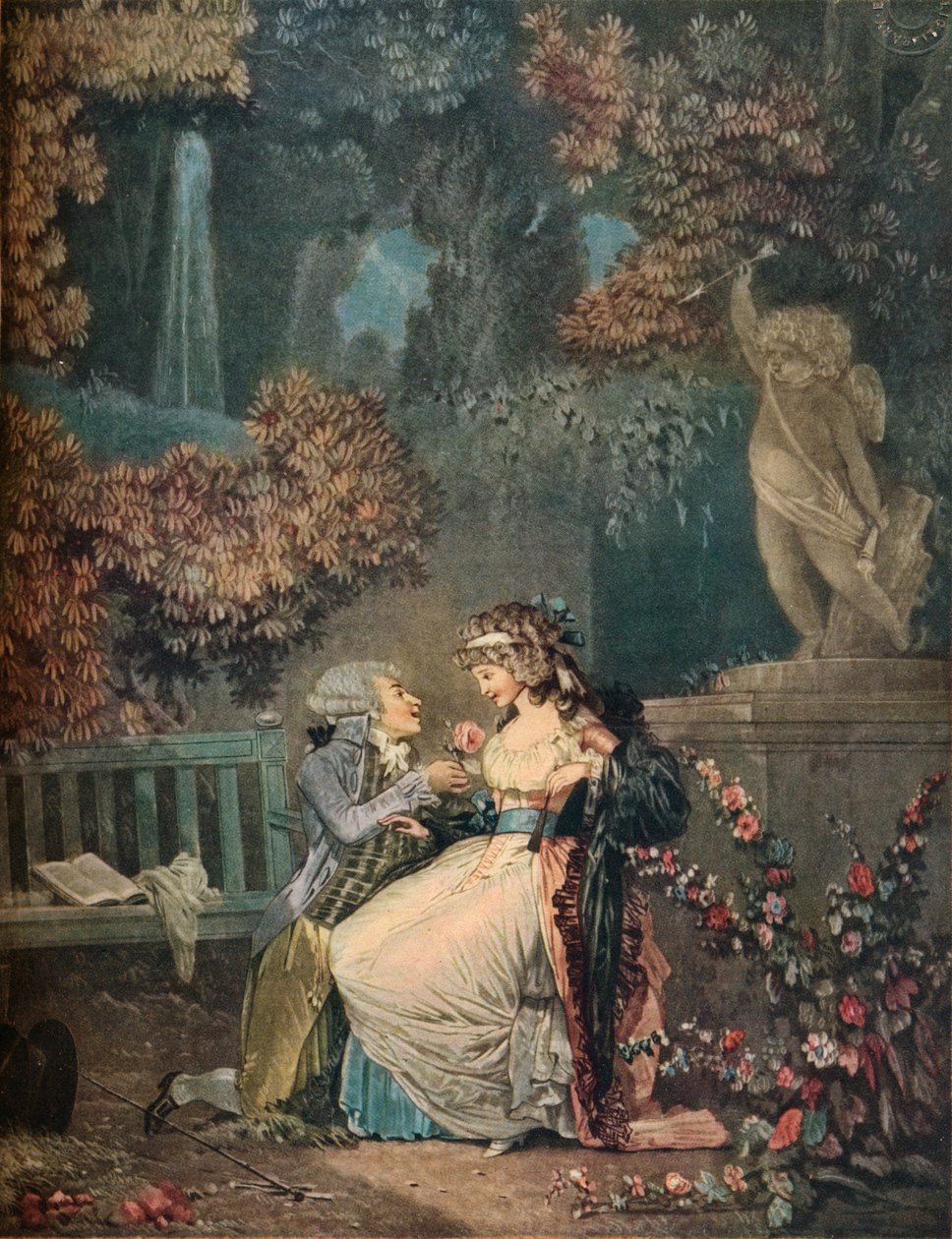A rózsa, 1788, 1916 alkotó: Philibert Louis Debucourt