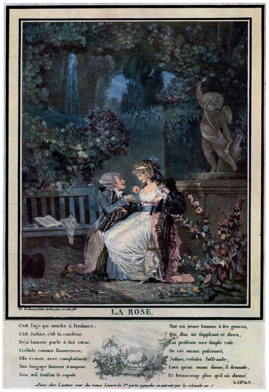 A rózsa, 1788-1931. alkotó: Philibert Louis Debucourt