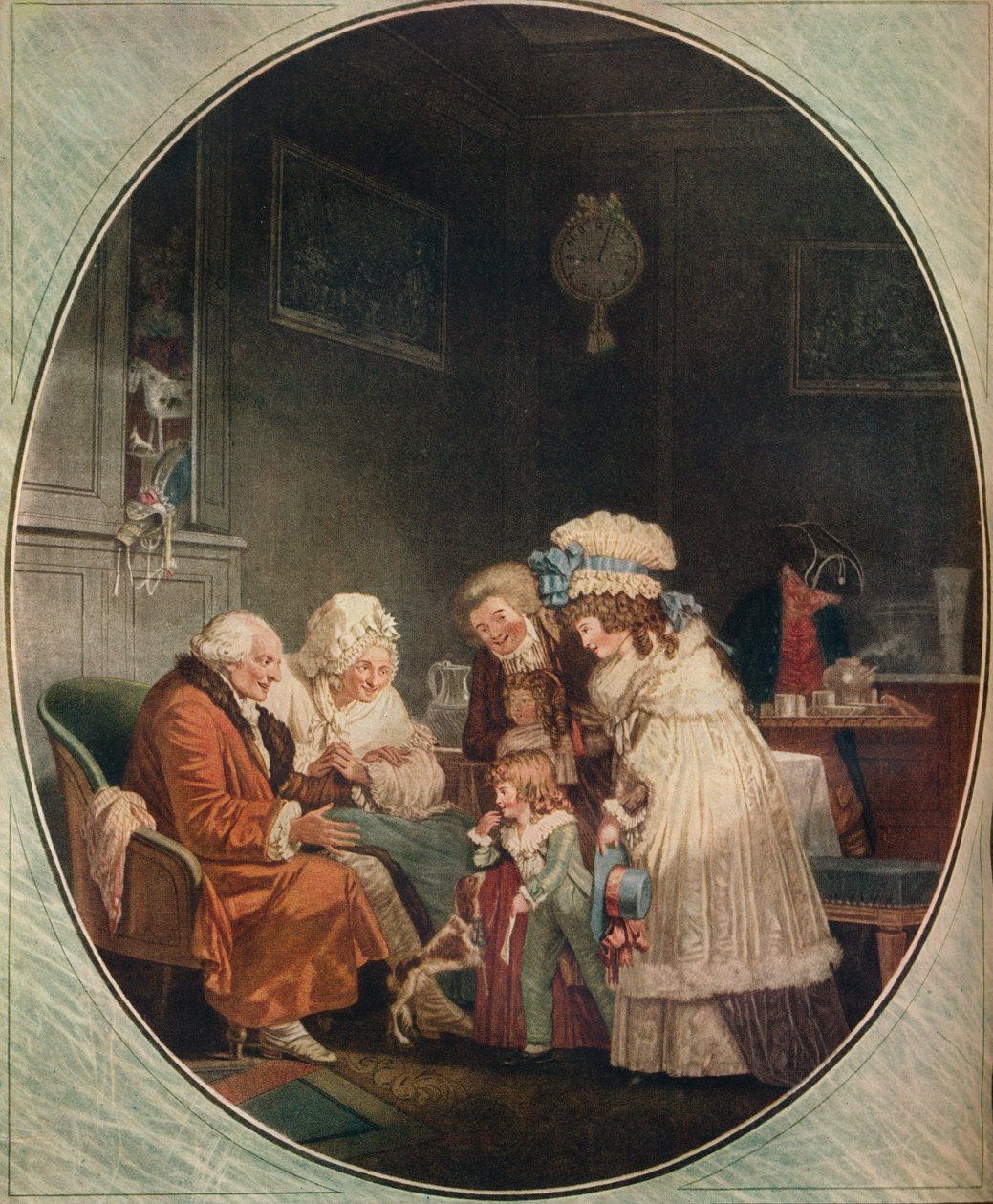 A bók vagy újévi matiné, 1887, 1916 alkotó: Philibert Louis Debucourt