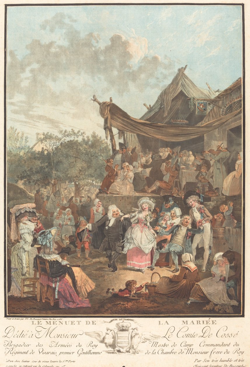 A menyasszony menüje alkotó: Philibert Louis Debucourt