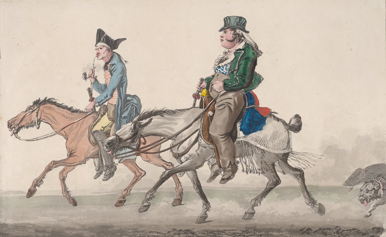 Út Poissyba, 1816. alkotó: Philibert Louis Debucourt