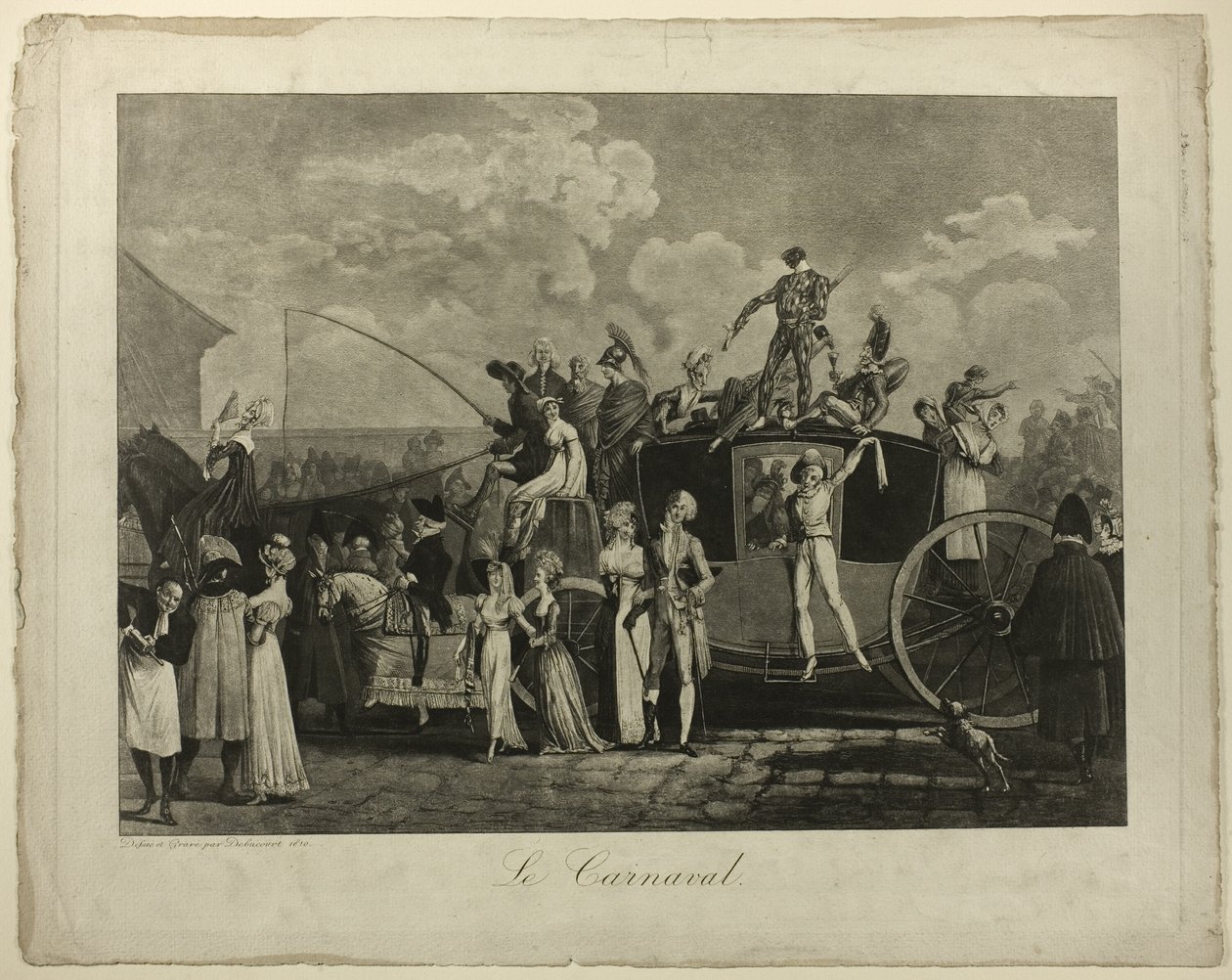 A karnevál alkotó: Philibert Louis Debucourt