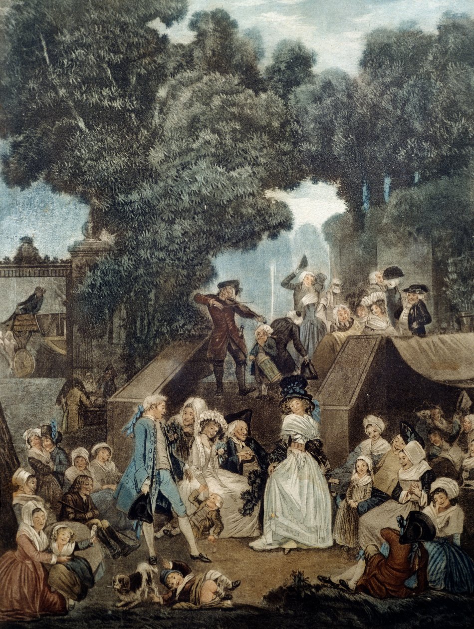 Esküvő a kastélyban alkotó: Philibert Louis Debucourt