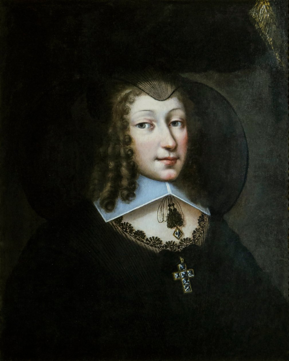 Christine Marie francia 1606-1663, Savoyai hercegnő özvegyi ruhában, 1638-1640. alkotó: Philibert Torret
