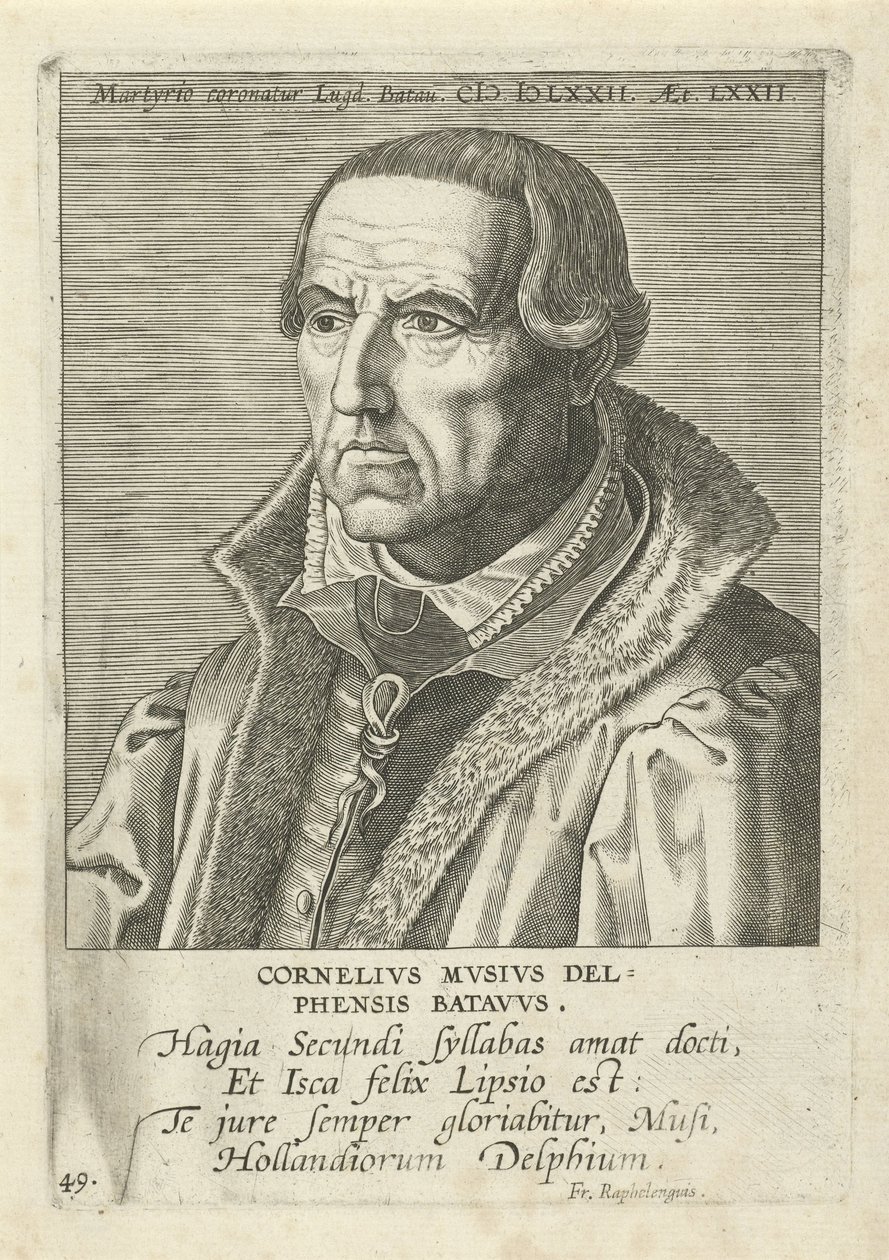 Cornelis Musius alkotó: Philip Galle