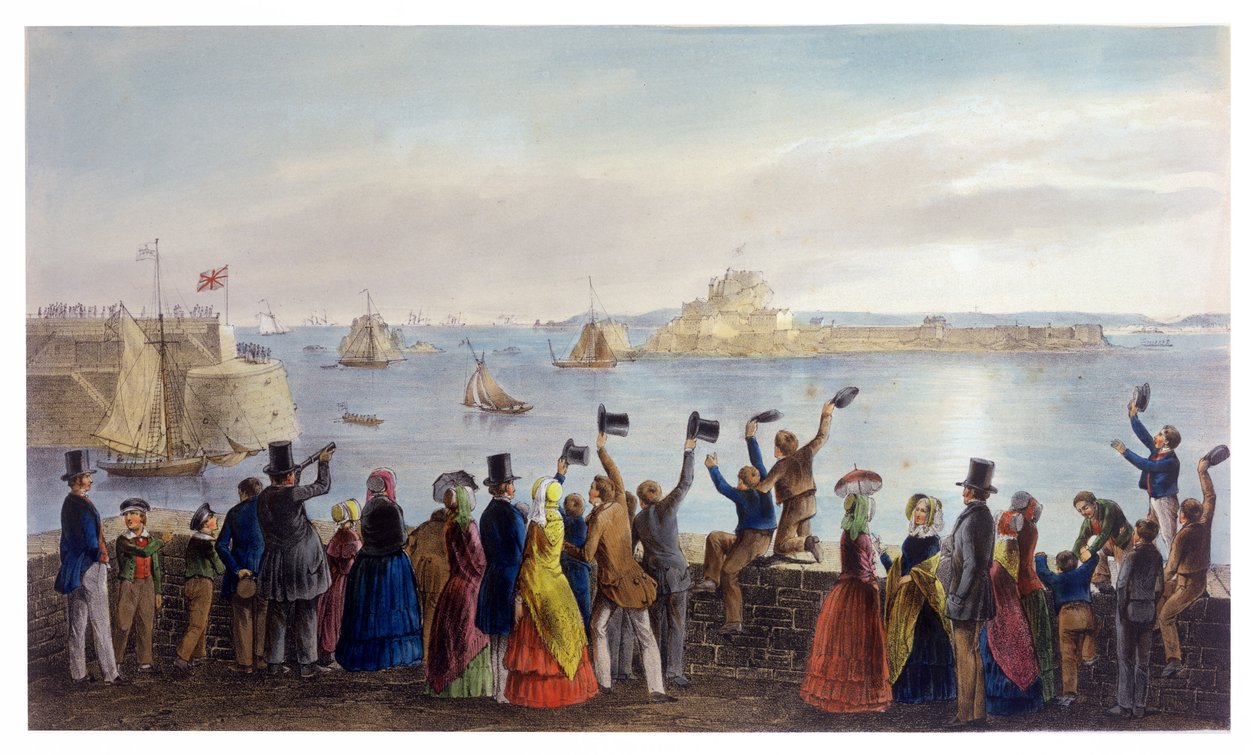 A királyi hajóraj a St. Aubin