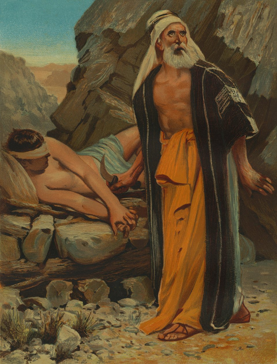 Ábrahams áldozatot alkotó: Philip Richard Morris