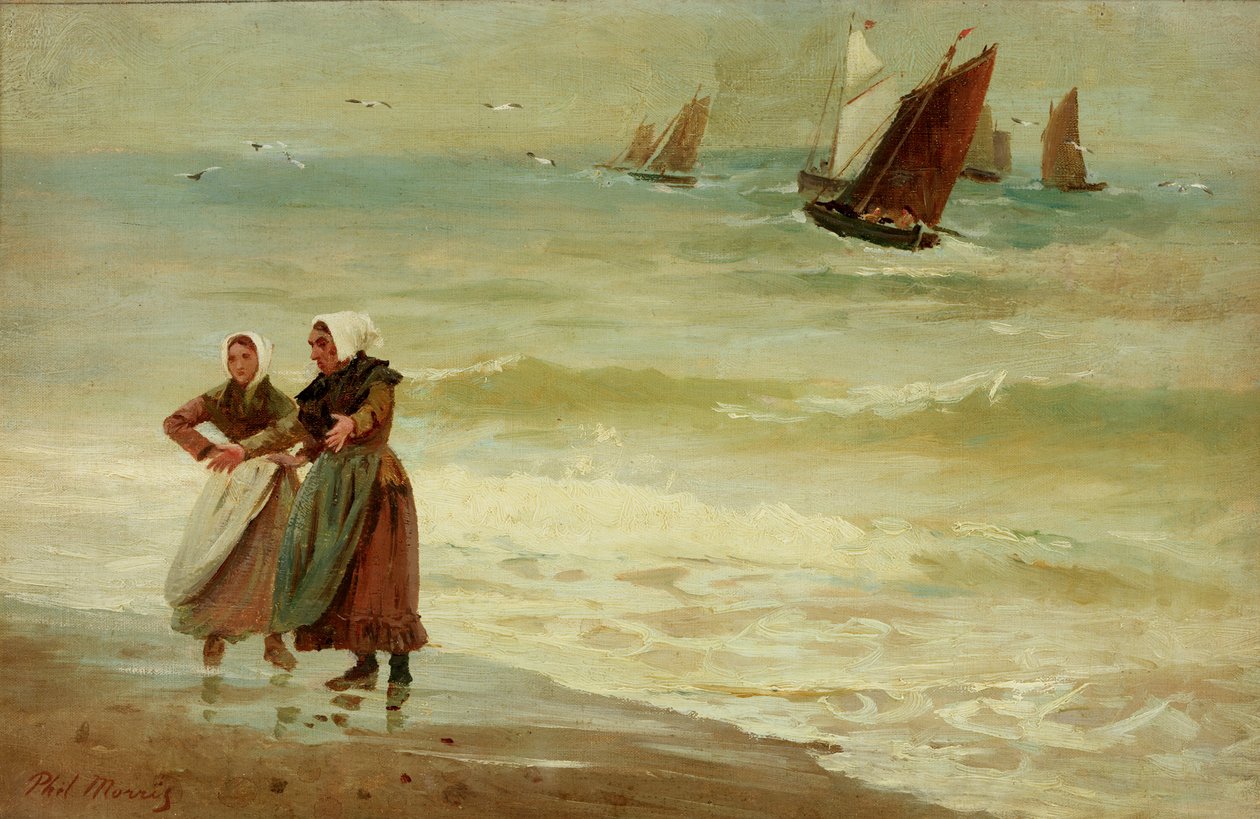 Strand figurákkal alkotó: Philip Richard Morris