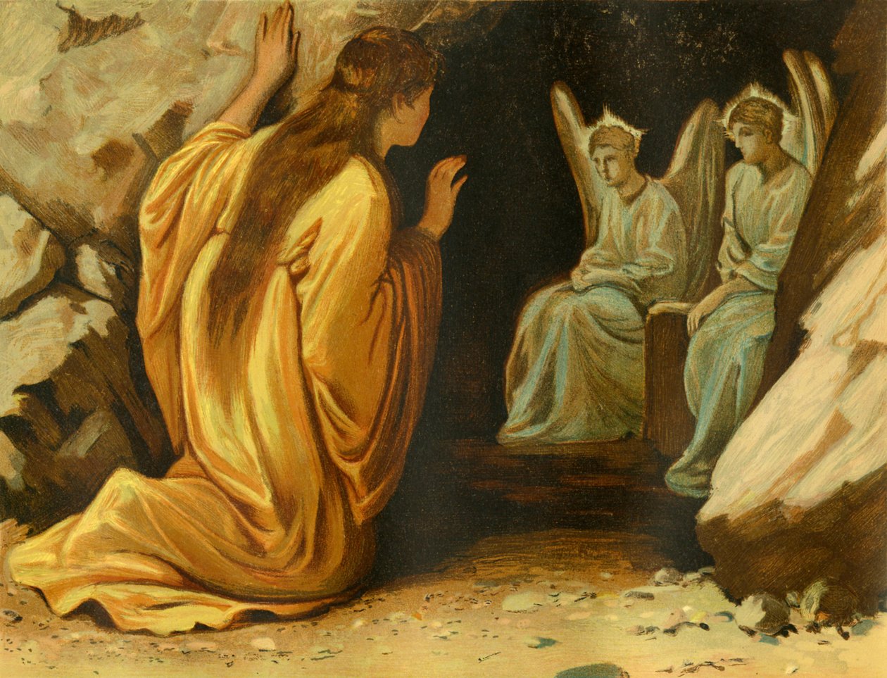 Mária Magdolna Jézus sírjánál alkotó: Philip Richard Morris