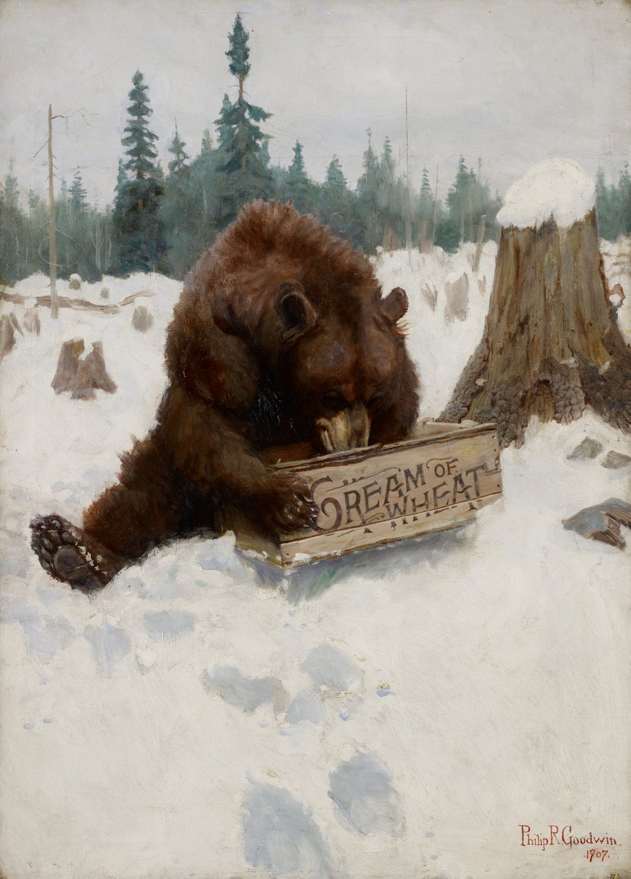 Egy „medve” esély, 1907 alkotó: Philip Russell Goodwin
