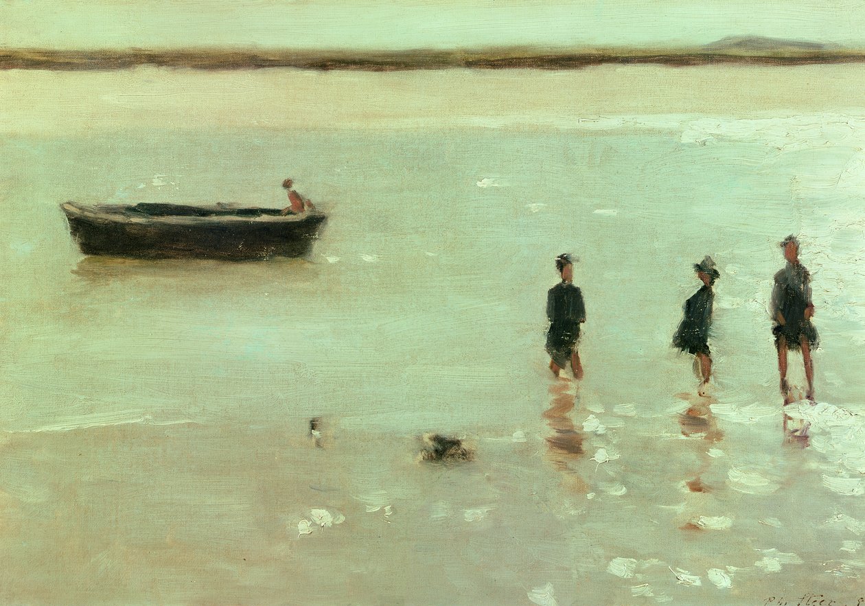 Etaples-i strand, 1887 (oc) alkotó: Philip Wilson Steer