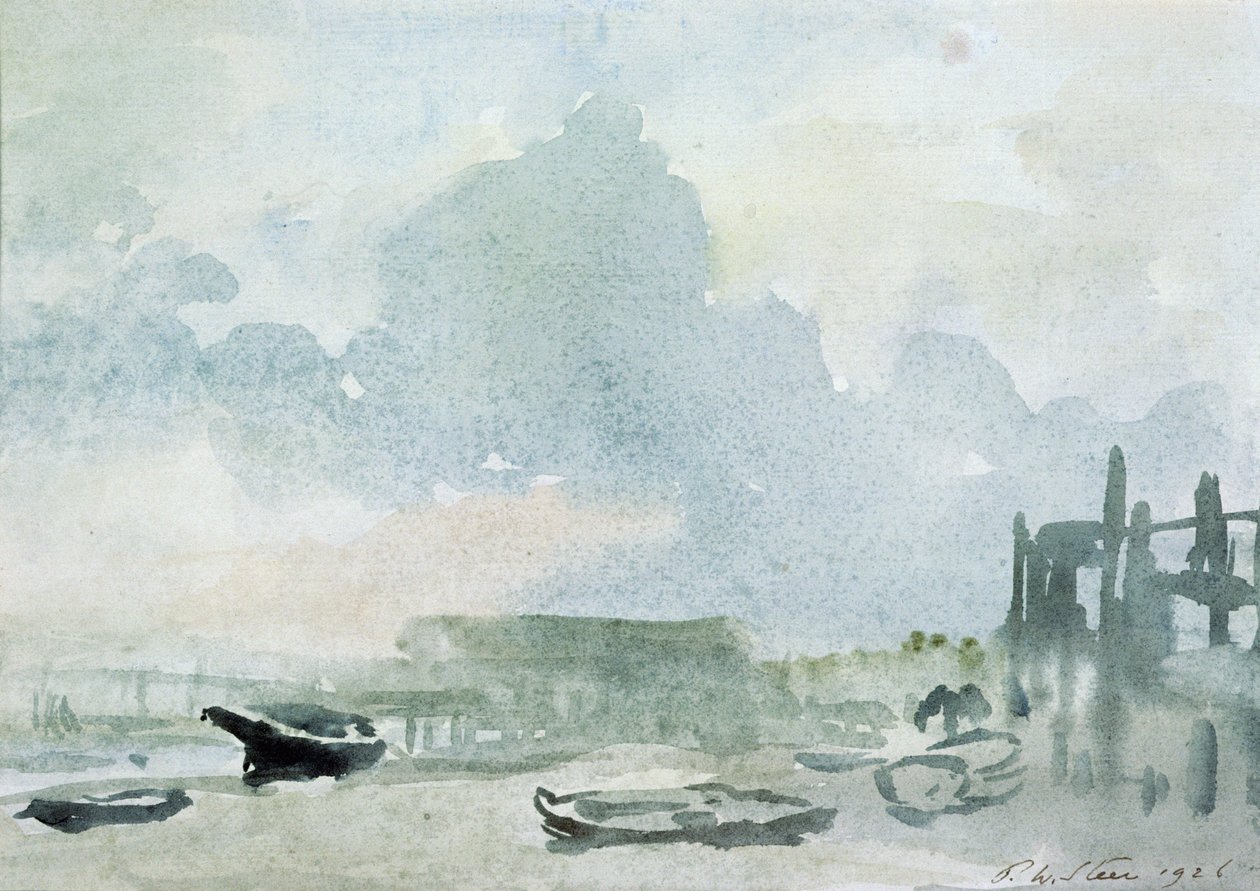 The Beach, Shoreham, 1928 alkotó: Philip Wilson Steer