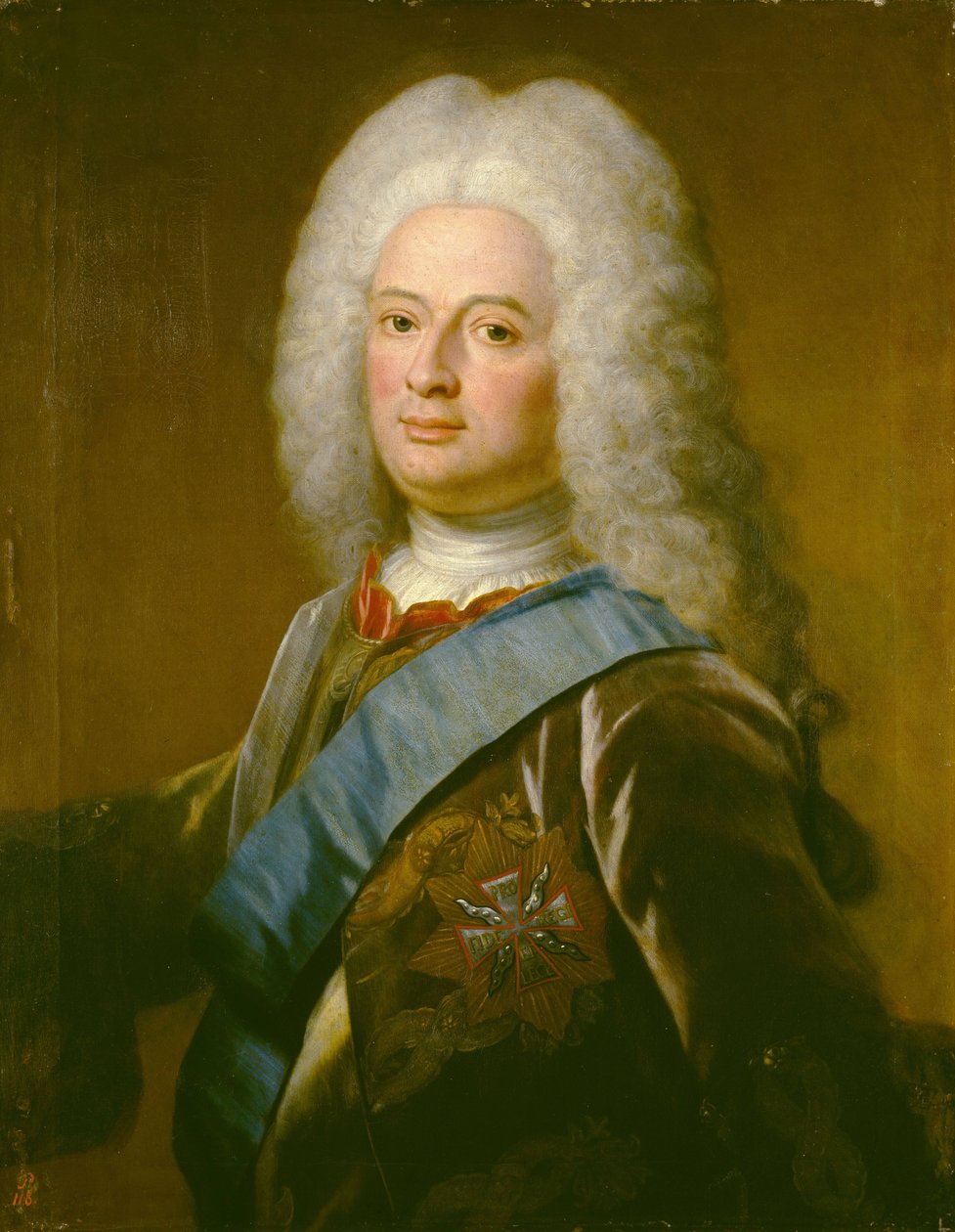 VIII. Vilmos portréja, Hesse-Kassel grófja (Hessen-Kassel) alkotó: Philip van Dijk