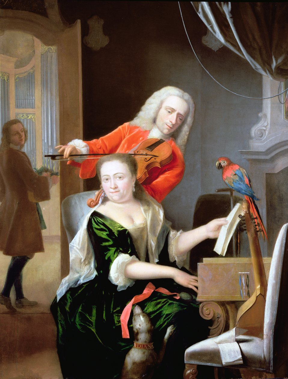 Egy zenei társulat alkotó: Philip van Dijk