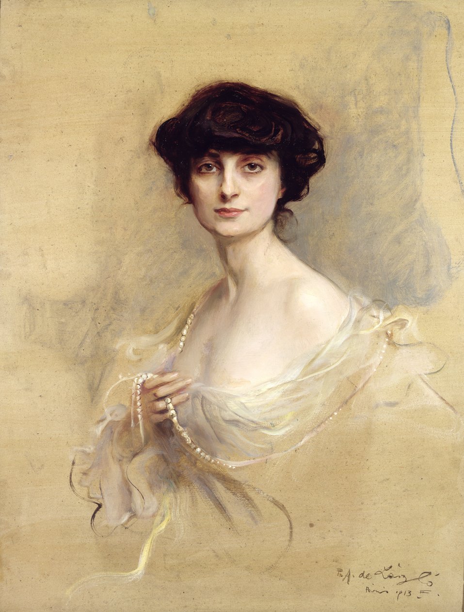 Anna de Noailles (1876-1933) 1913 (olaj, vászon) alkotó: Philip Alexius de Laszlo