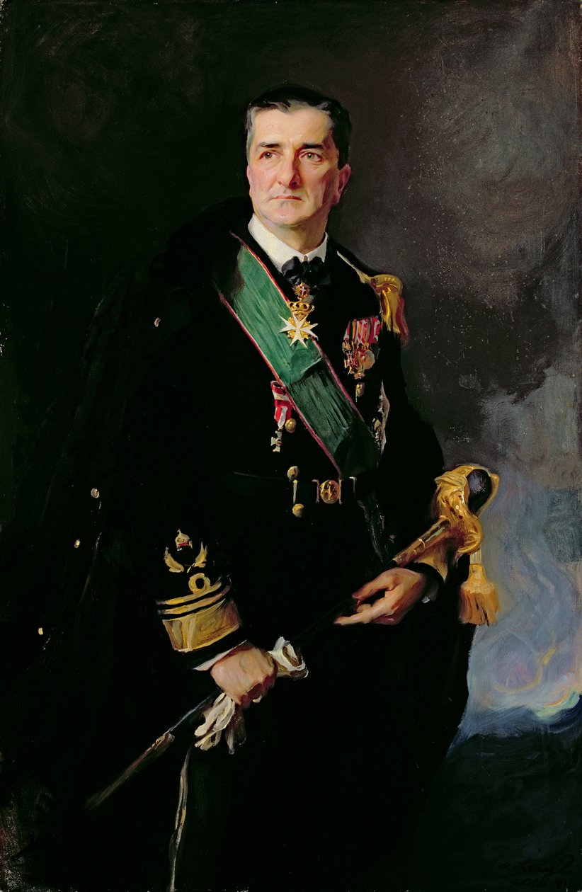 Miklos Horthy de Nagbanya (oil on canvas) alkotó: Philip Alexius de Laszlo