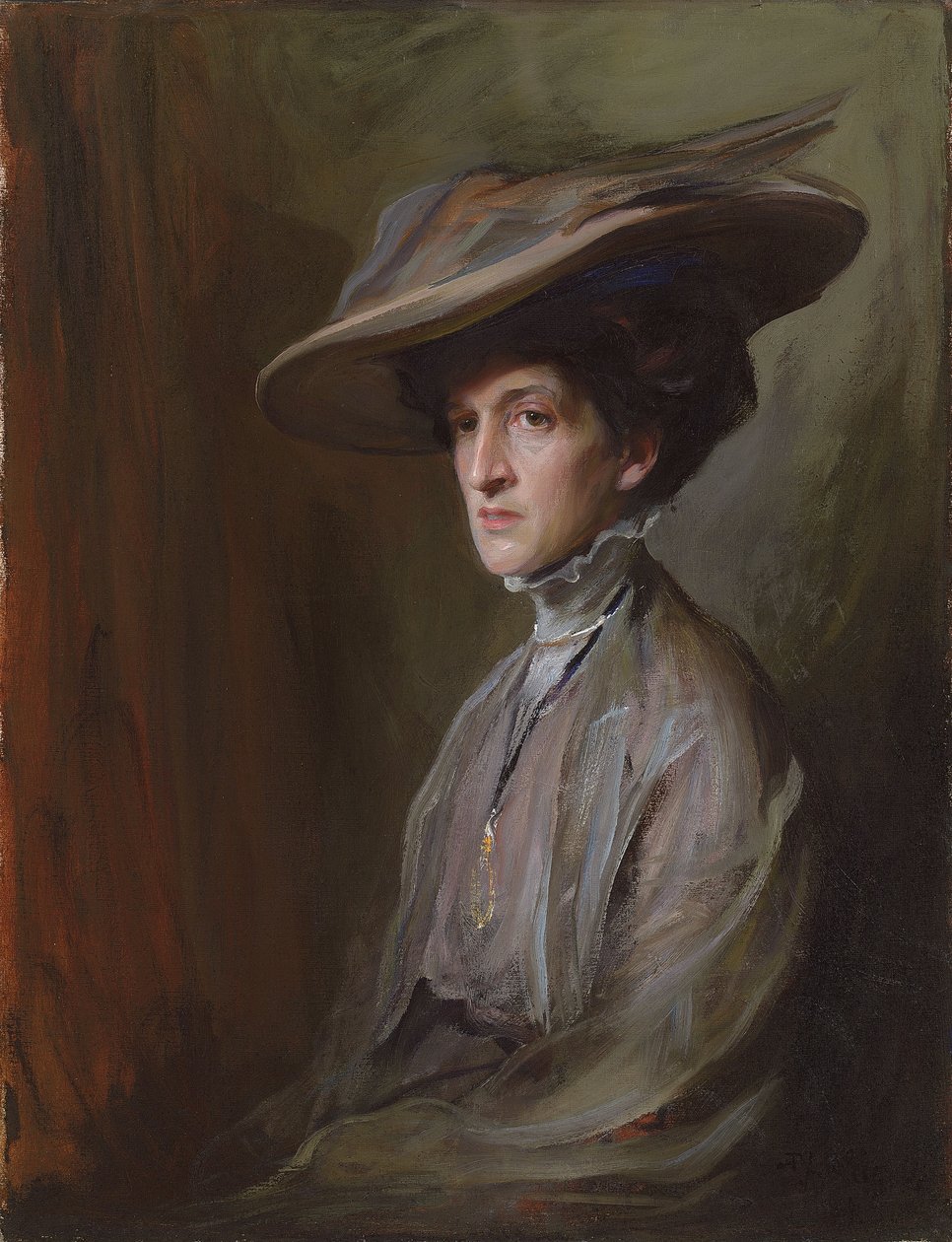 Mrs. Herbert Asquith, később Oxford és Asquith grófnője alkotó: Philip Alexius de Laszlo