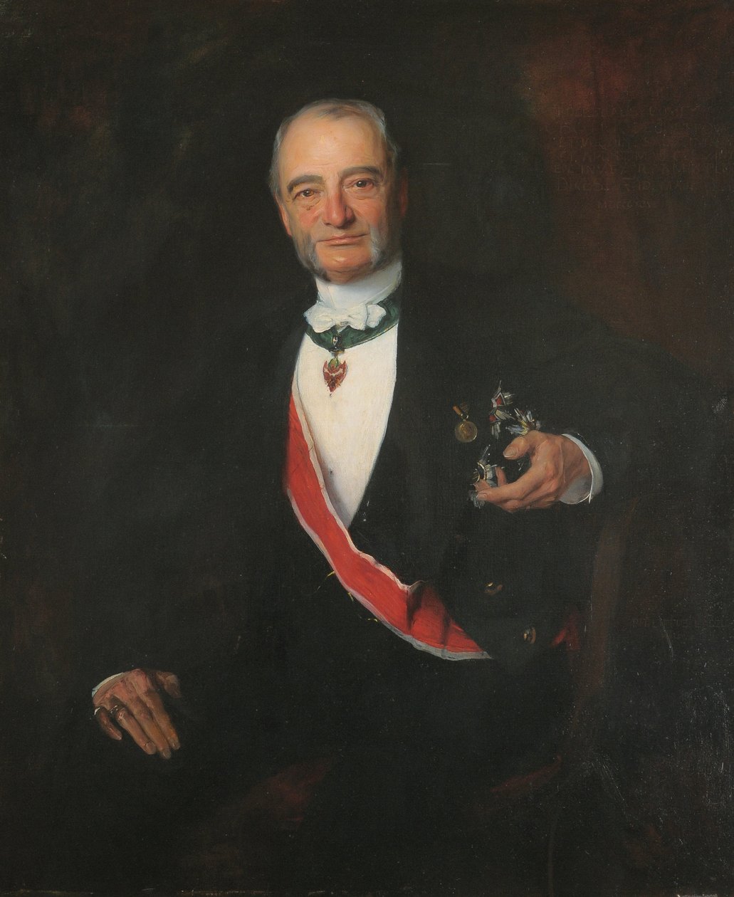 Bohuslav, Chotkow és Wognin gróf Chotek portréja 1829-1896, c. 1870. alkotó: Philip de László