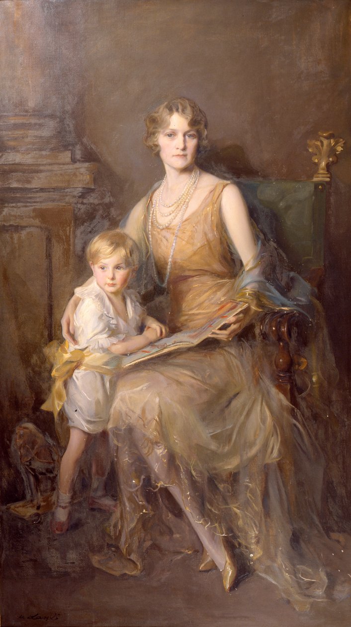 Helen, Northumberland 8. hercege és Lord Geoffrey Percy feleségének portréja (olaj, vászon) alkotó: Philip Alexius de Laszlo