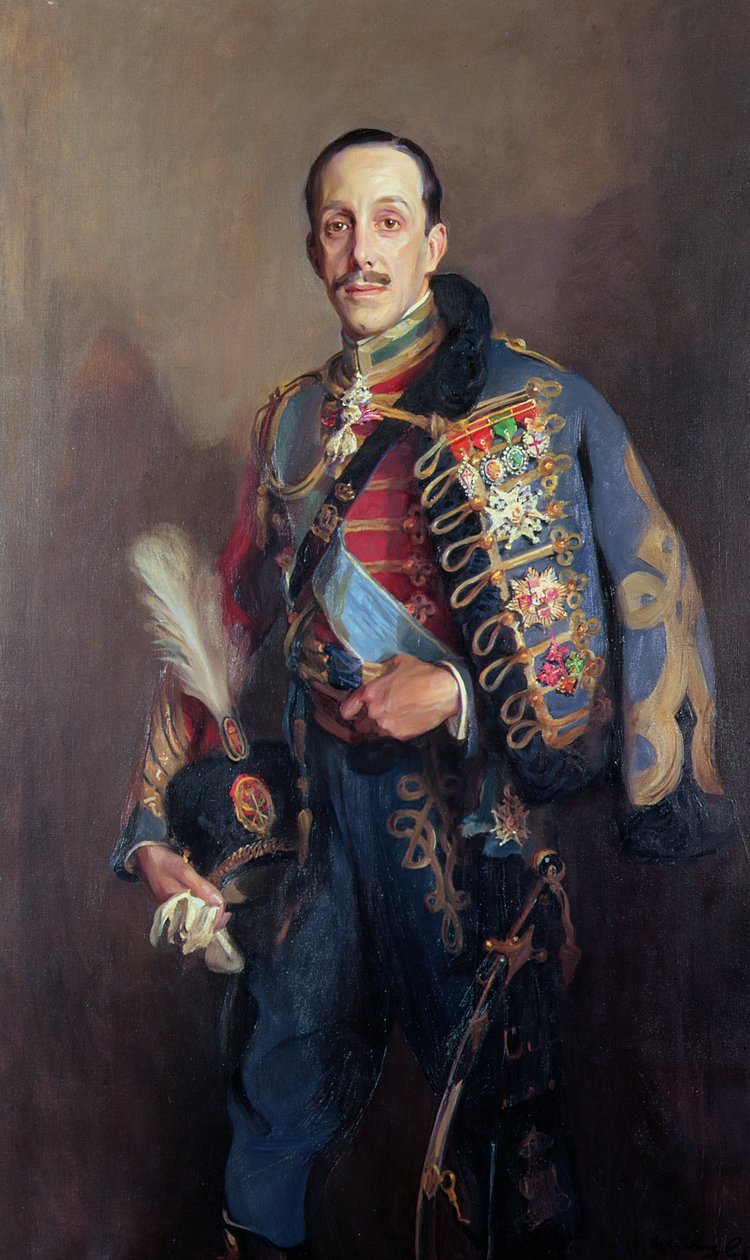 XIII. Alfonz spanyol király portréja (1886-1941) alkotó: Philip Alexius de Laszlo