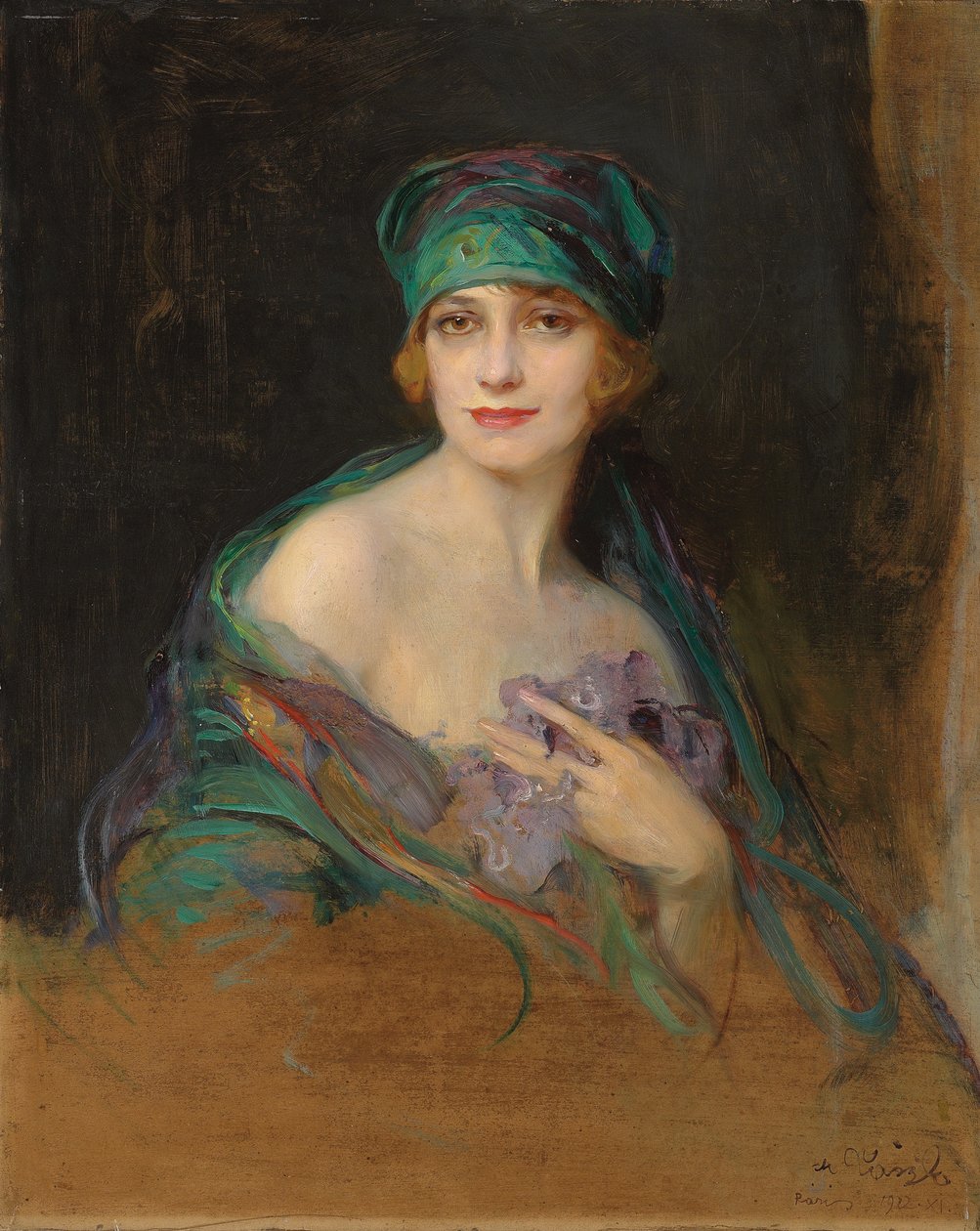 Ruspoli hercegnő, de Gramont hercegnő portréja (1888-1976) alkotó: Philip Alexius de Laszlo
