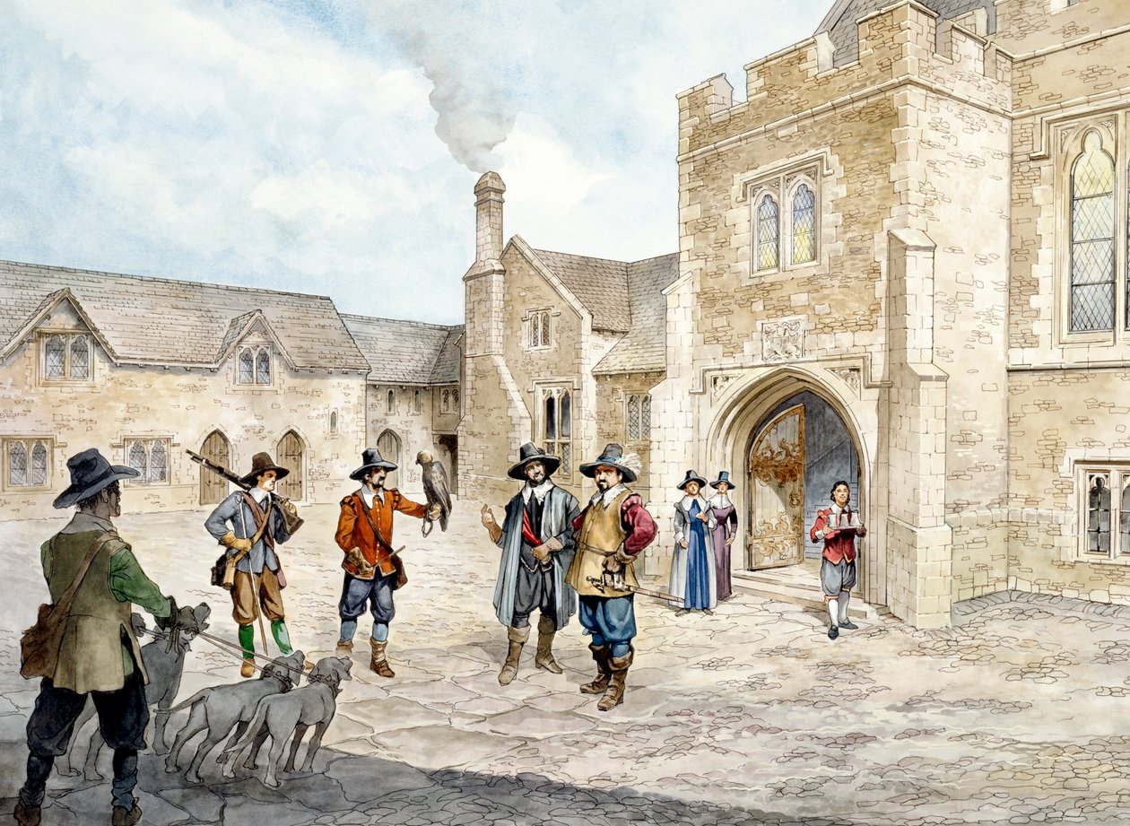 Farleigh Hungerford kastély, c1660, 1990-2010 alkotó: Philip Corke