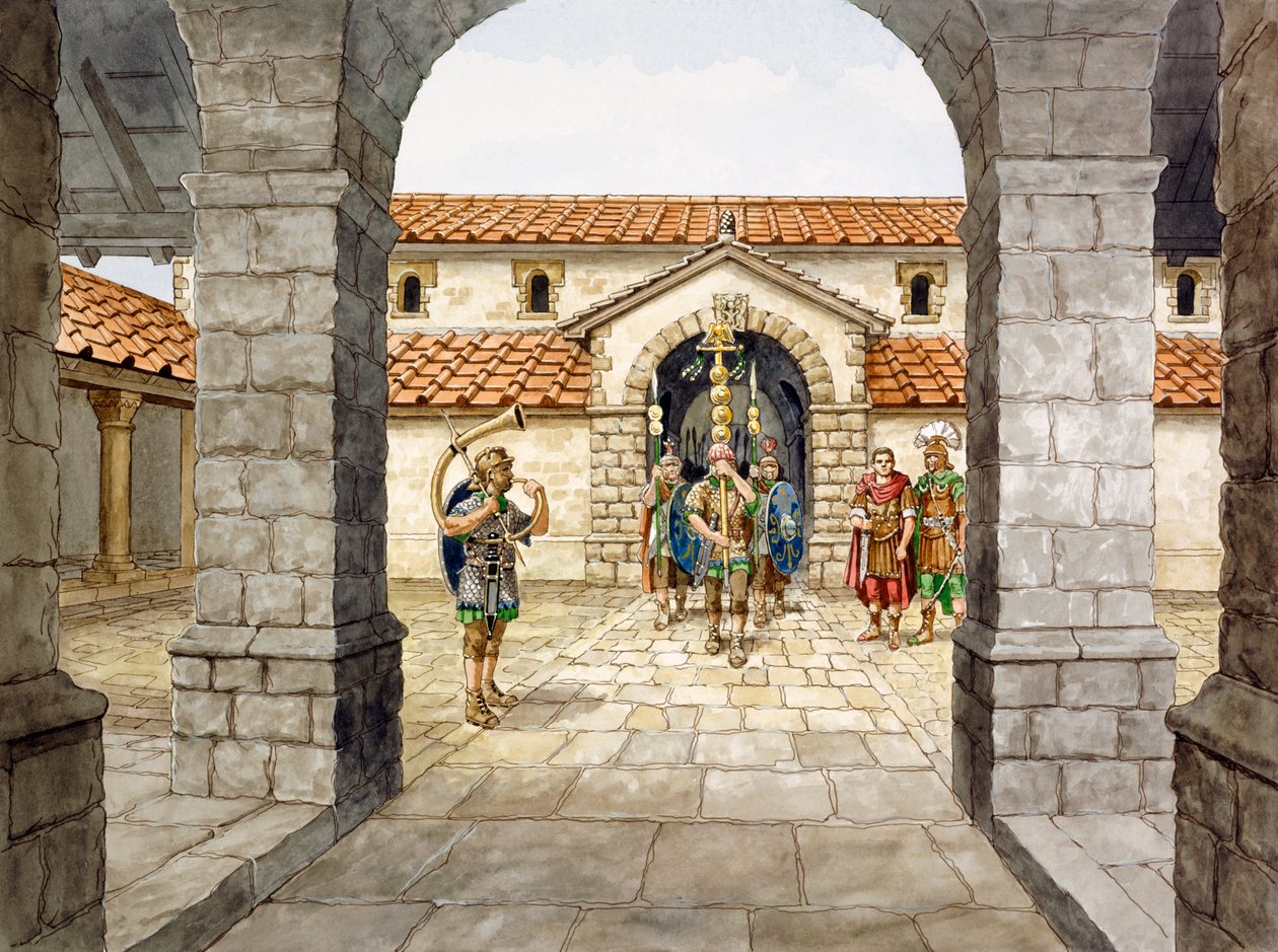 Tanyák római erőd, 3. század, 1990-2010 alkotó: Philip Corke