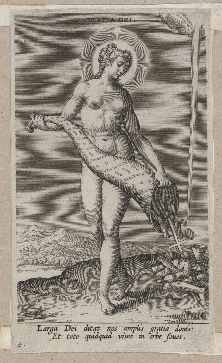 Gratia Dei, a Prosopographia-ból, kb. 1585-90., kb. 1585-90. alkotó: Philip Galle