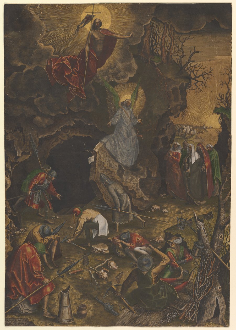 A feltámadás, kb. 1562-63. alkotó: Philip Galle