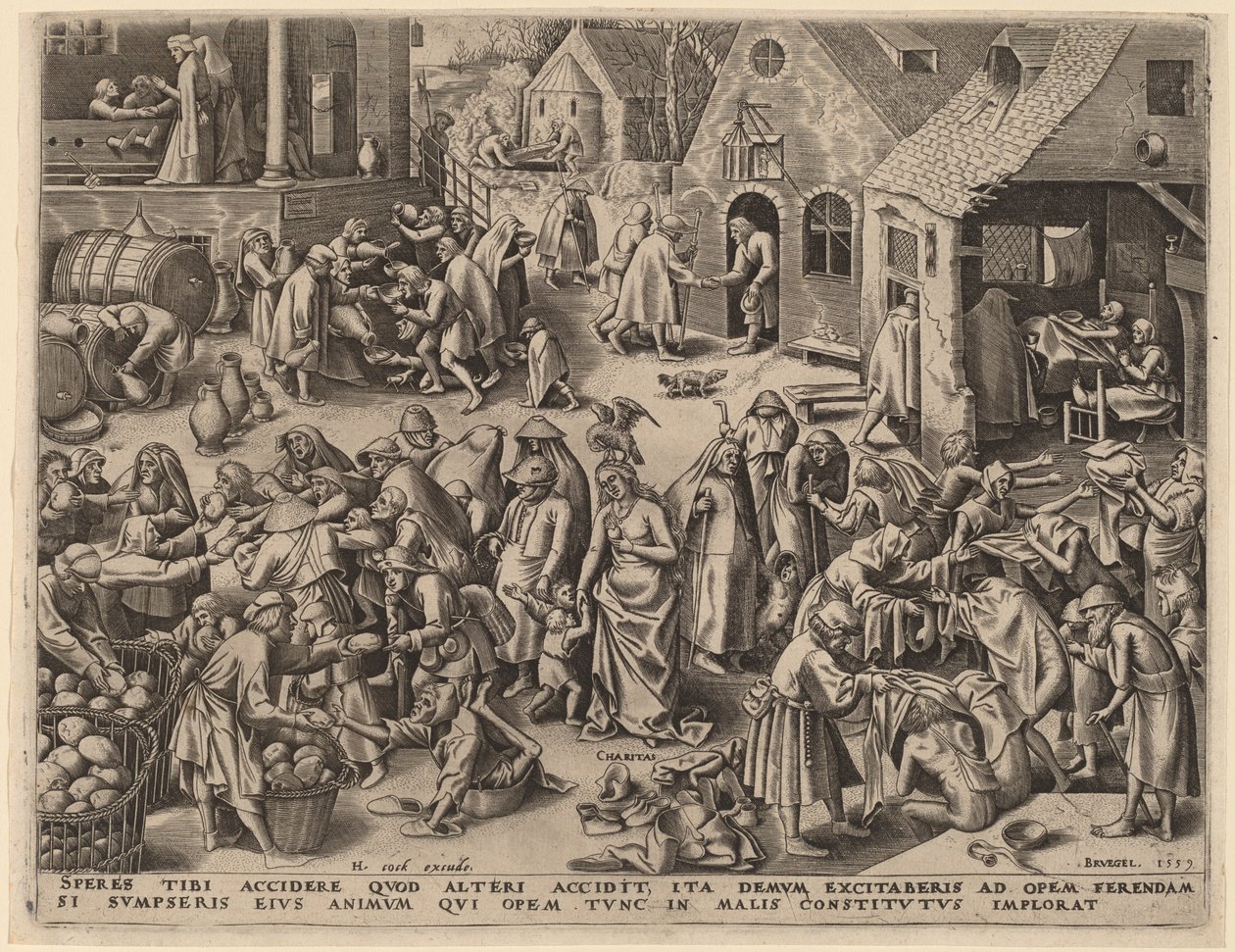 Adomány alkotó: Philip Galle after Pieter Bruegel the Elder