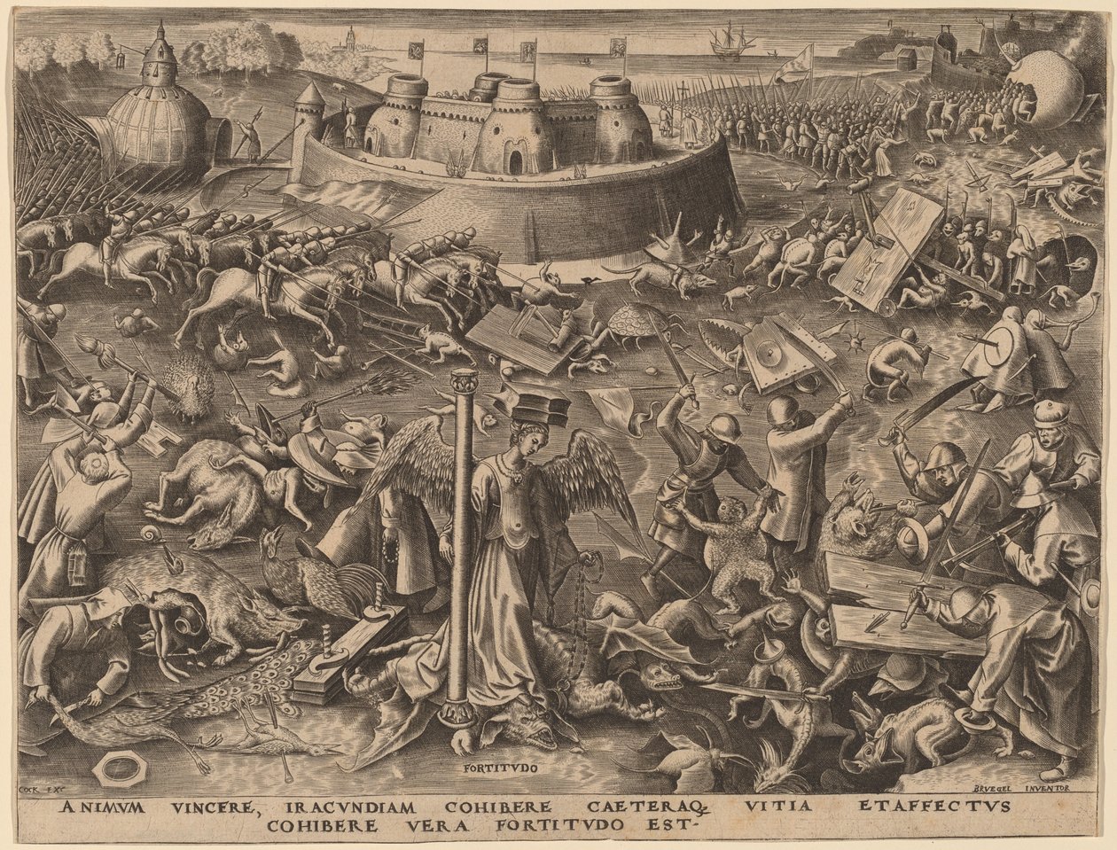 Bátorság alkotó: Philip Galle after Pieter Bruegel the Elder