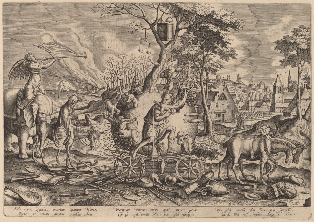 Az idő diadala alkotó: Philip Galle after Pieter Bruegel the Elder