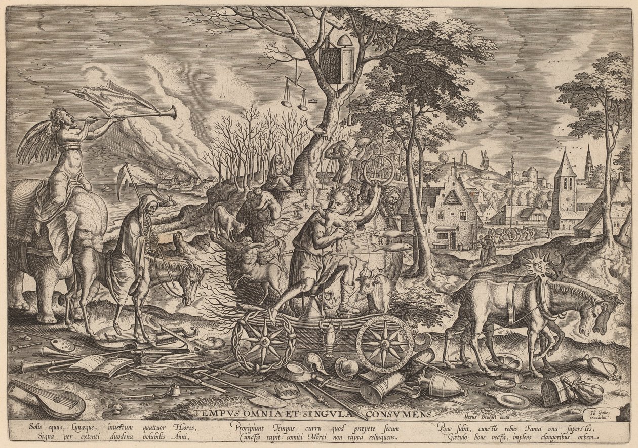 Az idő diadala alkotó: Philip Galle after Pieter Bruegel the Elder