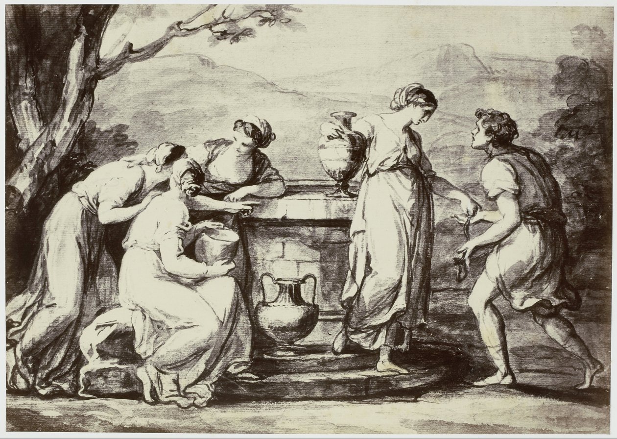 A. Kauffman, Rebecca a falnál alkotó: Philip Henry Delamotte
