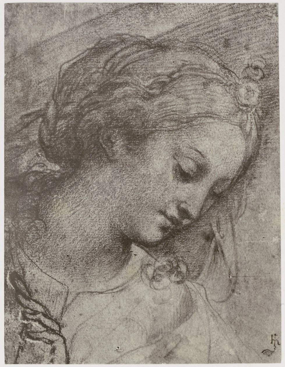 Carlo Dolci, a Szűz feje alkotó: Philip Henry Delamotte