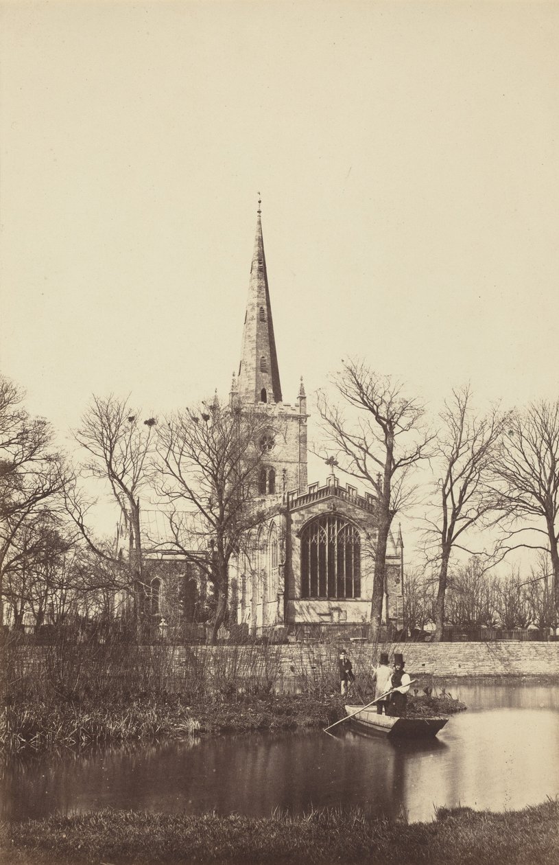 Templom a folyópartról,1850-es évek (fotó) alkotó: Philip Henry Delamotte