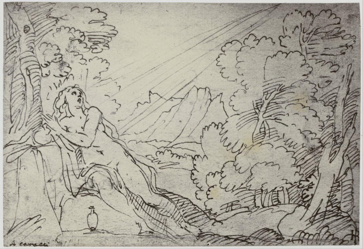 Correggio, Egy angyal, aki lelket hoz a paradicsomba alkotó: Philip Henry Delamotte