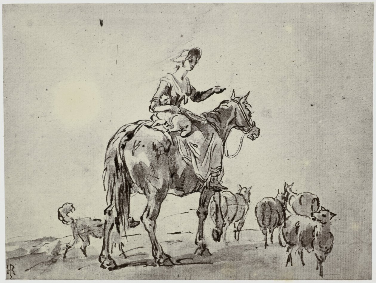 Gilpin, A pásztorlány alkotó: Philip Henry Delamotte