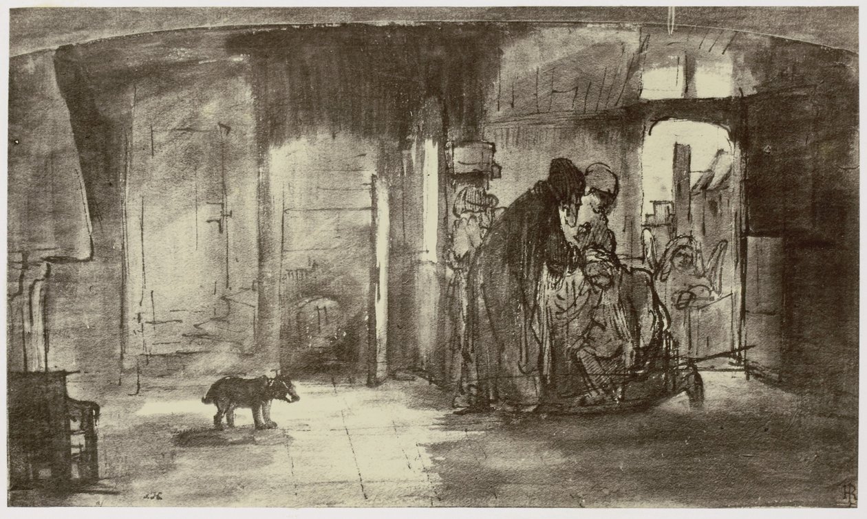 Rembrandt, Tóbiát áldja Tóbiást alkotó: Philip Henry Delamotte