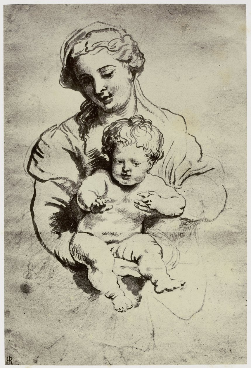 Rubens, felesége és gyermeke alkotó: Philip Henry Delamotte