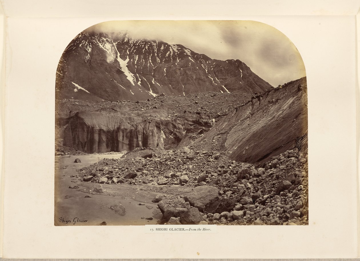 Shigri-gleccser - A folyó felől alkotó: Philip Henry Egerton