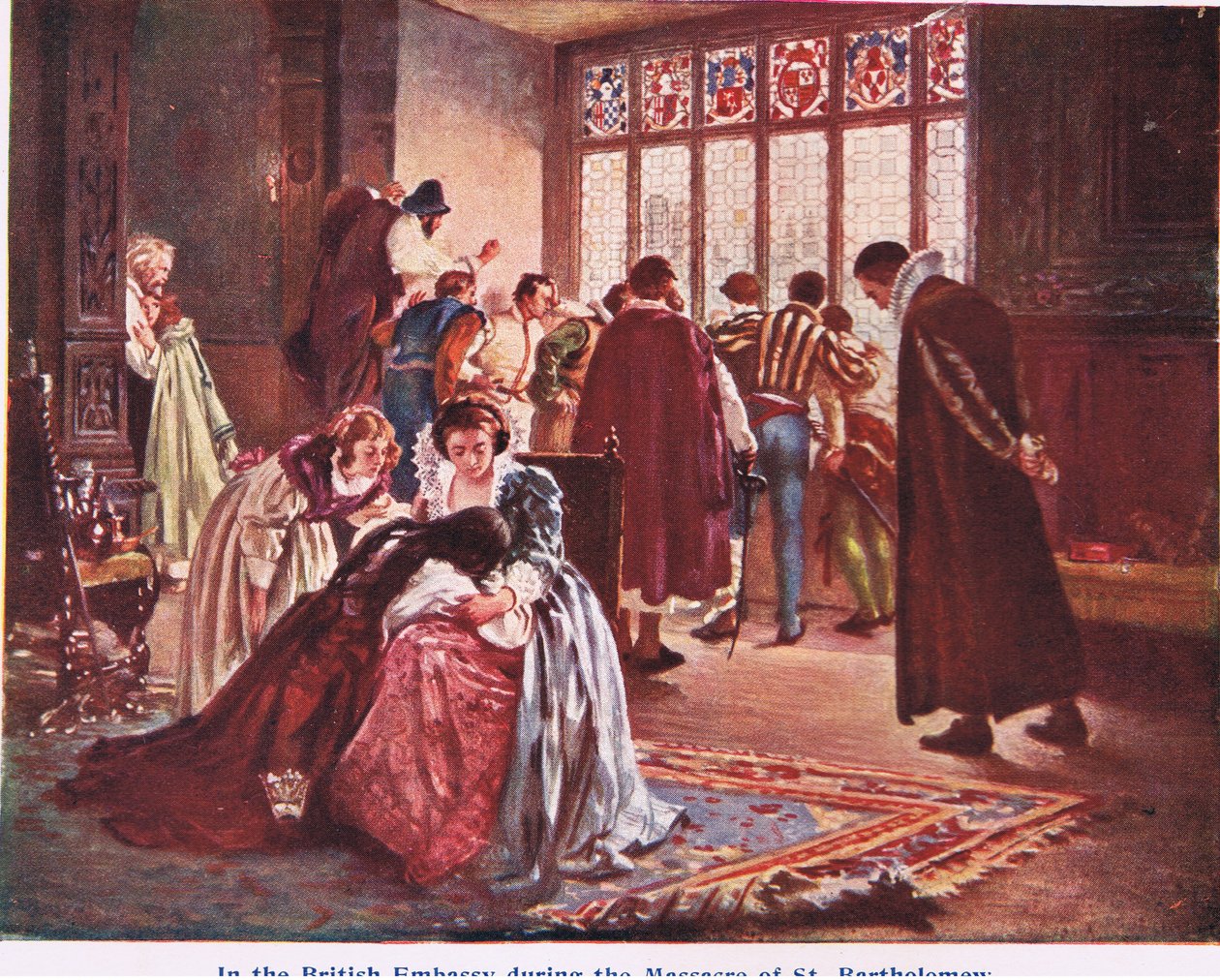 A brit nagykövetség a Szent Bertalan-mészárlás napján alkotó: Philip Hermogenes Calderon