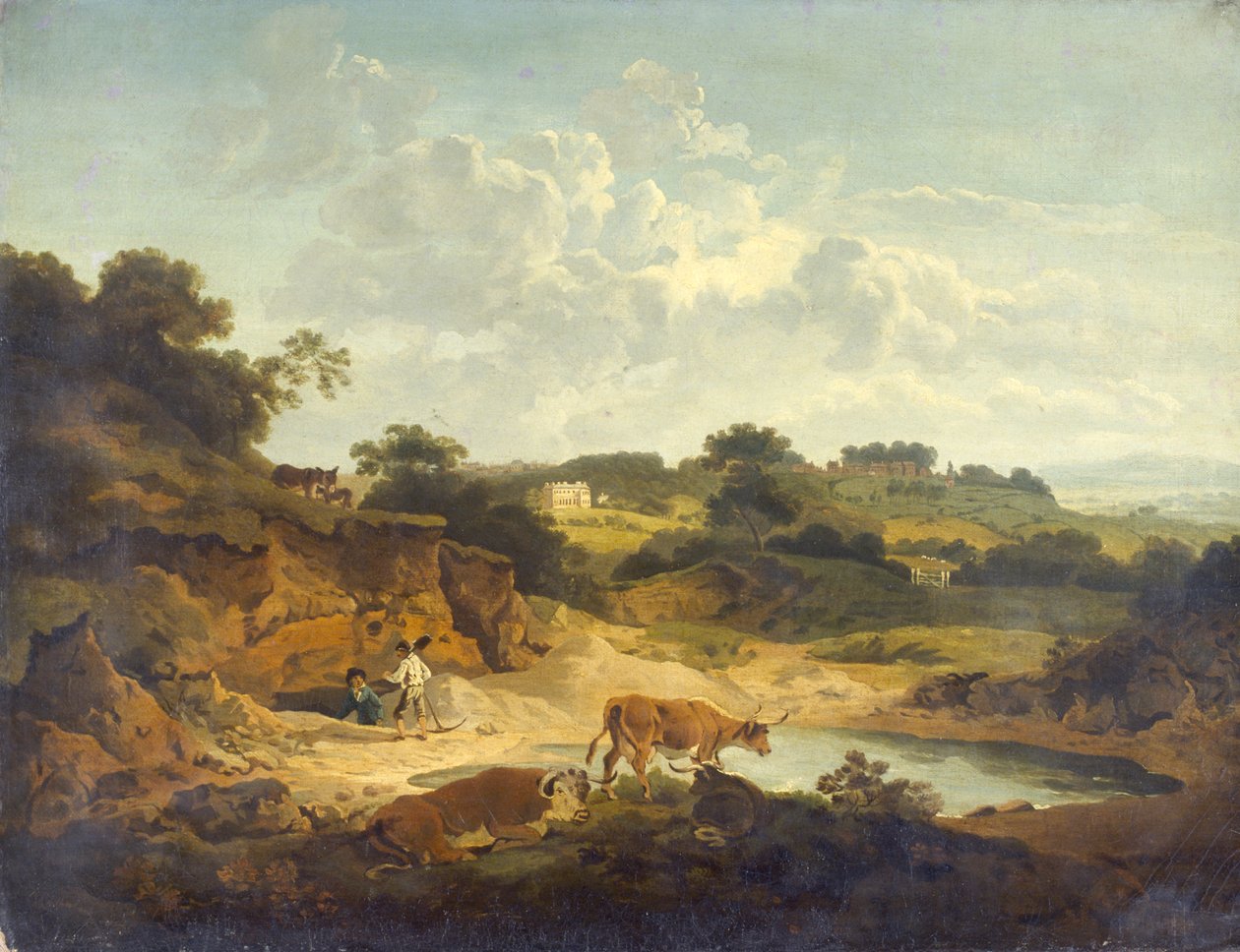 Tájkép (olaj, vászon) alkotó: Philip James de (1740 1812) Loutherbourg
