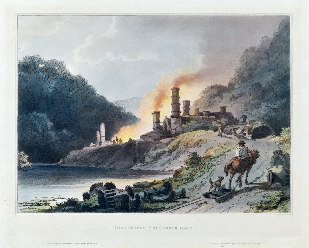 Vasművek, Colebrook Dale alkotó: Philip James de (1740 1812) Loutherbourg
