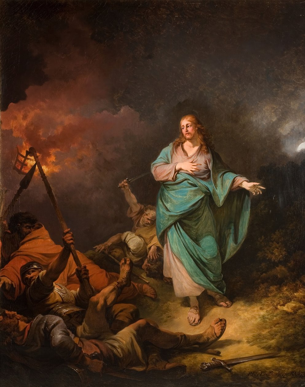 Krisztus árulása, 1798. alkotó: Philip James de Loutherbourg