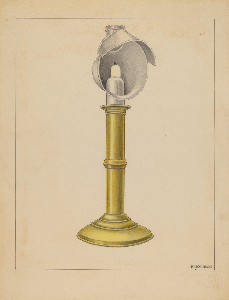 Gyertyatartó alkotó: Philip Johnson
