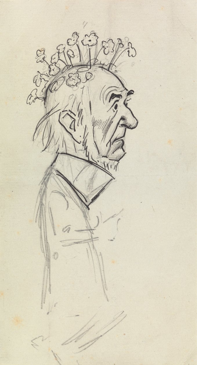 Gladstone karikatúra portréja alkotó: Philip William May
