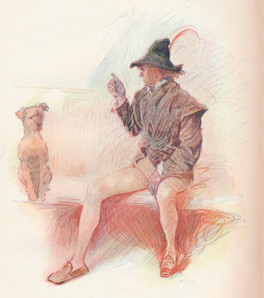 Launce és kutyája, 1903, 1903 alkotó: Philip William May
