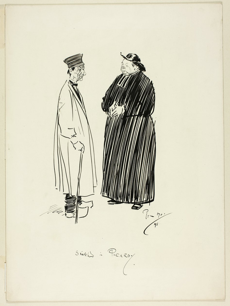 Vázlat Picardia-ban alkotó: Philip William May