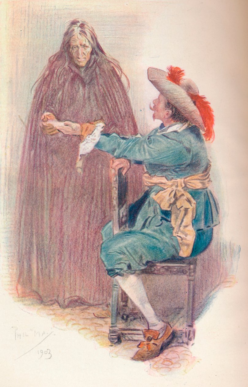 A jósnő, 1903, 1903 alkotó: Philip William May